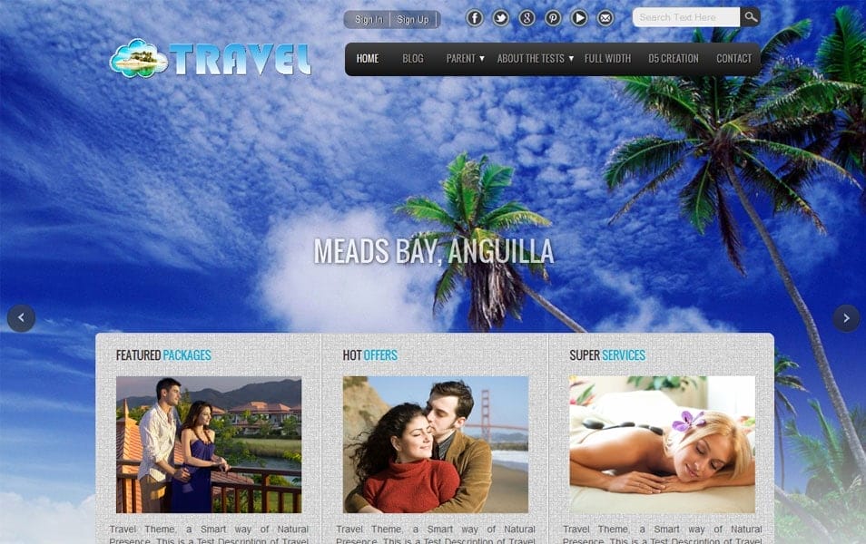 Travel Lite Free Photography WordPress Theme