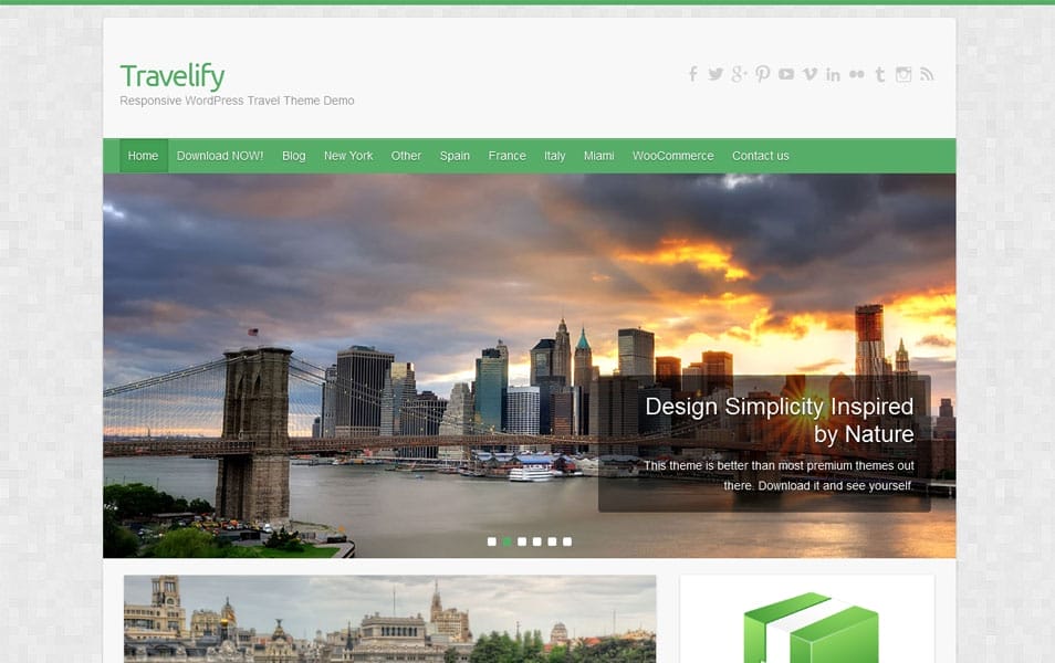 100+ Free Photography WordPress Themes 2024 89 Travelify Free Photography WordPress Theme