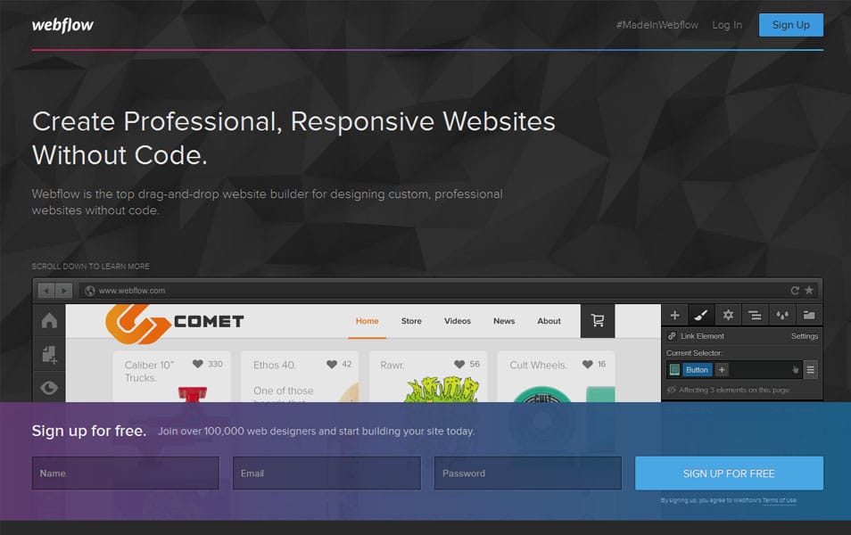 20 Awesome Responsive Web Design Tools For Designers and Developers 5 Webflow