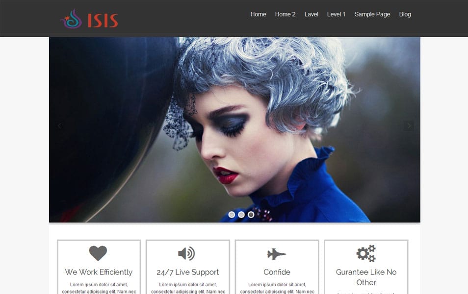 150+ Best Free Wordpress Portfolio Themes 2025 103 isis Free Portfolio WordPress Theme