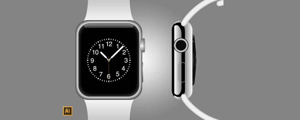 Apple Watch Vector Mockup