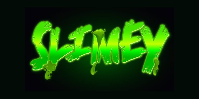 Create a Creepy, Slime Vector Text Effect