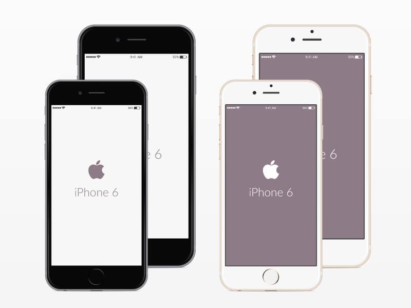 Free Vector iPhone 6 Mockup