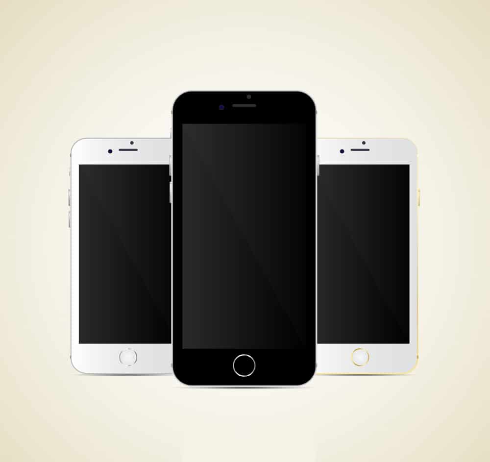 I Phone 6 Vector Mockup Template