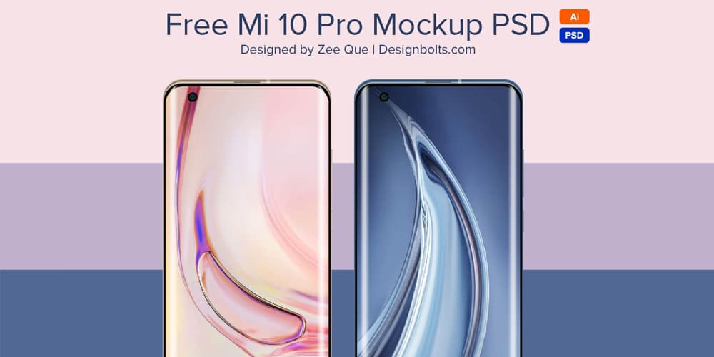 Mi 10 Pro Mockup