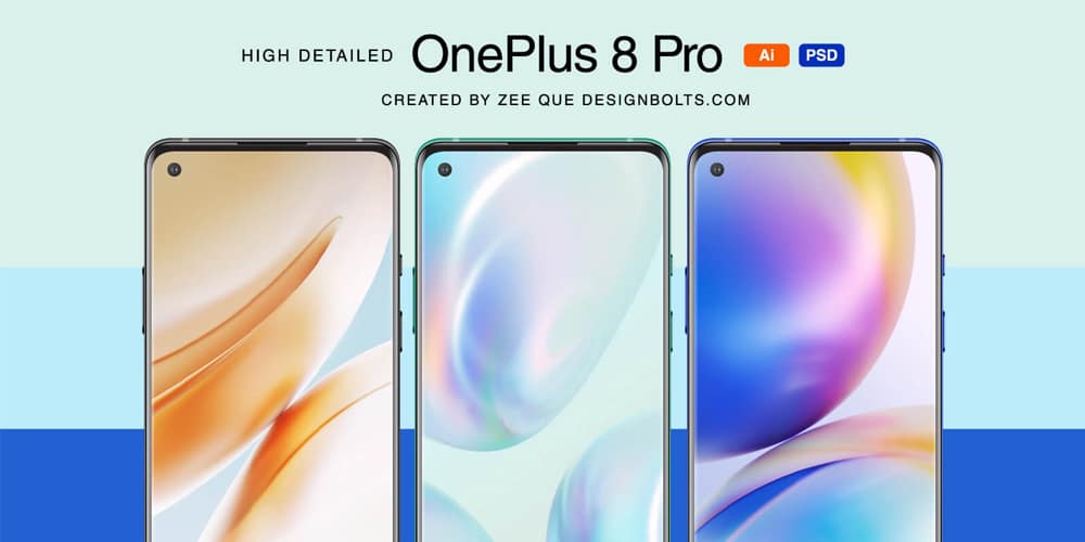 OnePlus 8 Pro Mockup