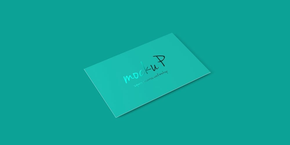 85x55mm Business Card Mockup PSD