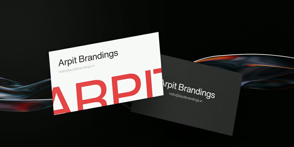 AB Business Card Mockup