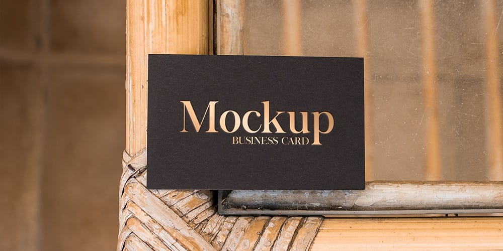 100+ Free Business Card Mockups PSD 214 Black Business Card PSD MockUp in 4k