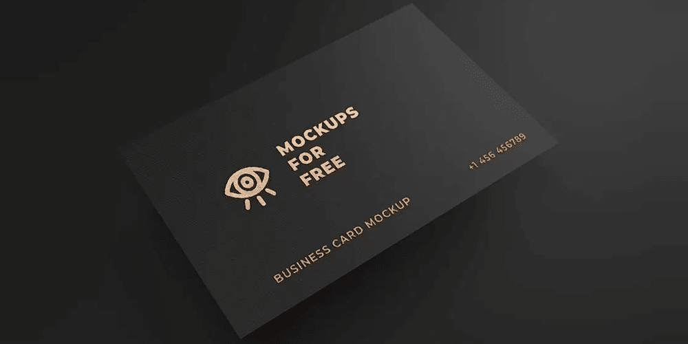 100+ Free Business Card Mockups PSD 960 Black Business Cards Mockup