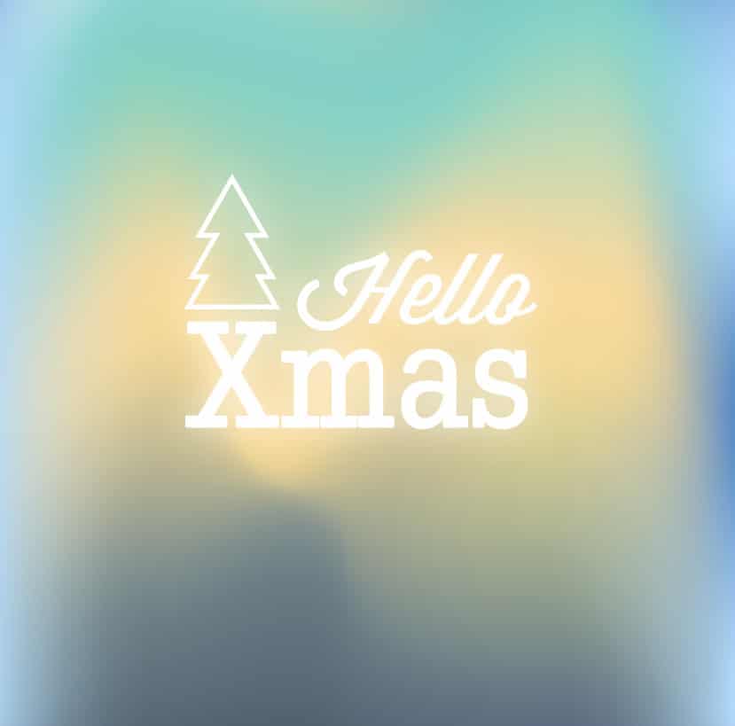 Blurred Christmas Vector Background