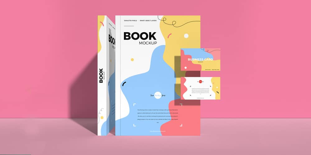 100+ Free Business Card Mockups PSD 959 Book With Business Card Mockup