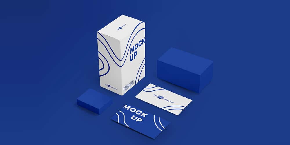100+ Free Business Card Mockups PSD 590 Box and Business Cards Mockups