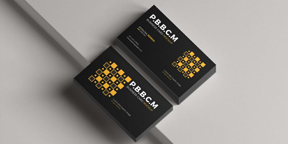 Brand Business Card Mockup Design PSD