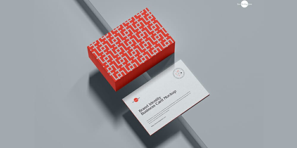 Brand Identity Business Card Mockup