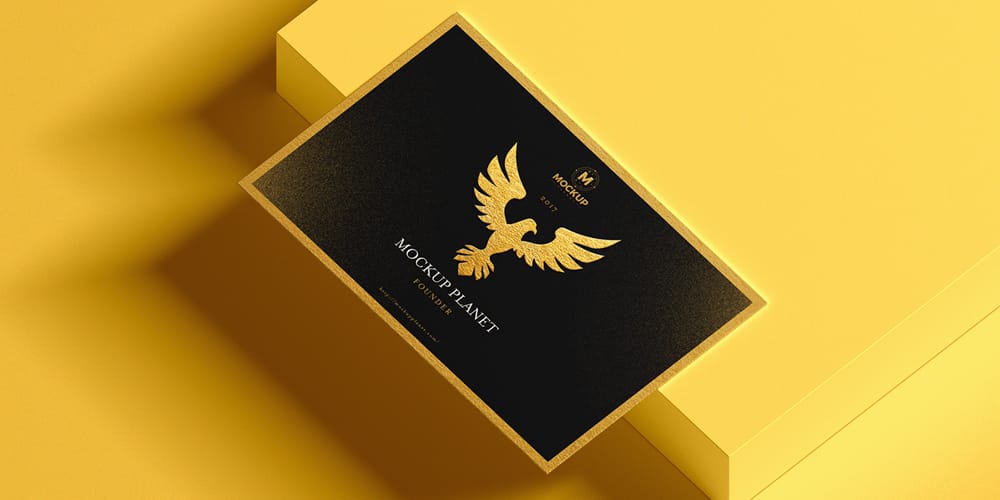 100+ Free Business Card Mockups PSD 279 Brand Identity Business Card Mockup Design