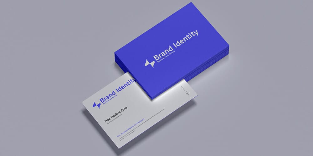 Brand Identity Business Card Mockup