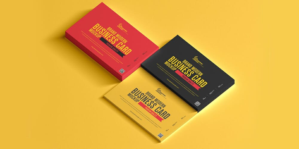 Brand Modern Business Card Mockup