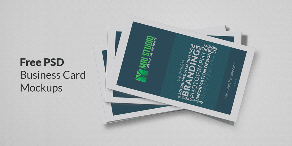 100+ Free Business Card Mockups PSD 39 Branding Design Business Card Mockup Template