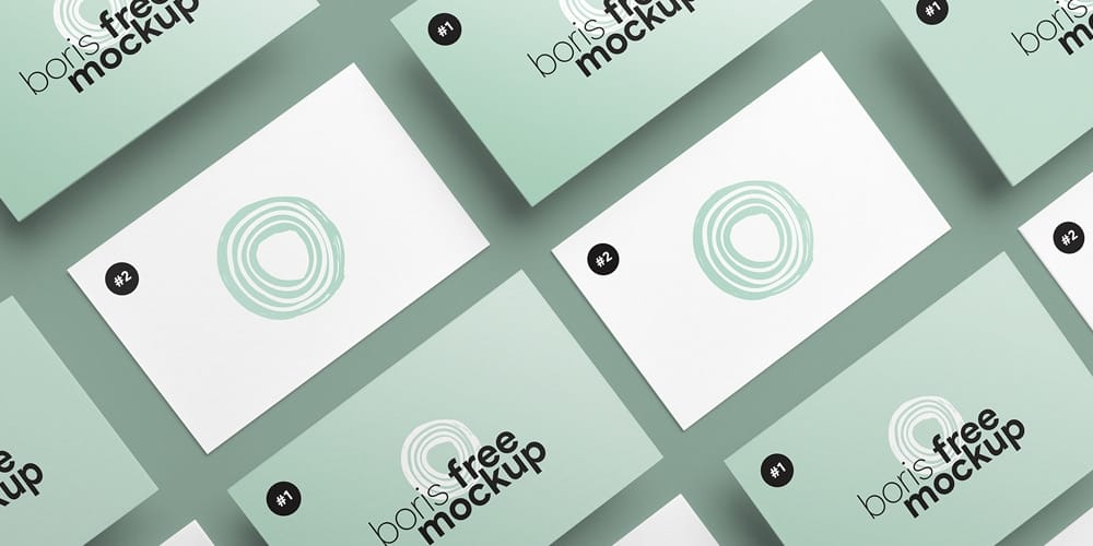 100+ Free Business Card Mockups PSD 84 Business Card Design Showcase Mockups