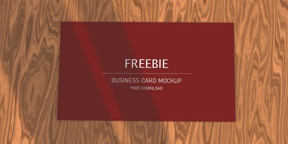 100+ Free Business Card Mockups PSD 64 Business Card Mockup On Wood