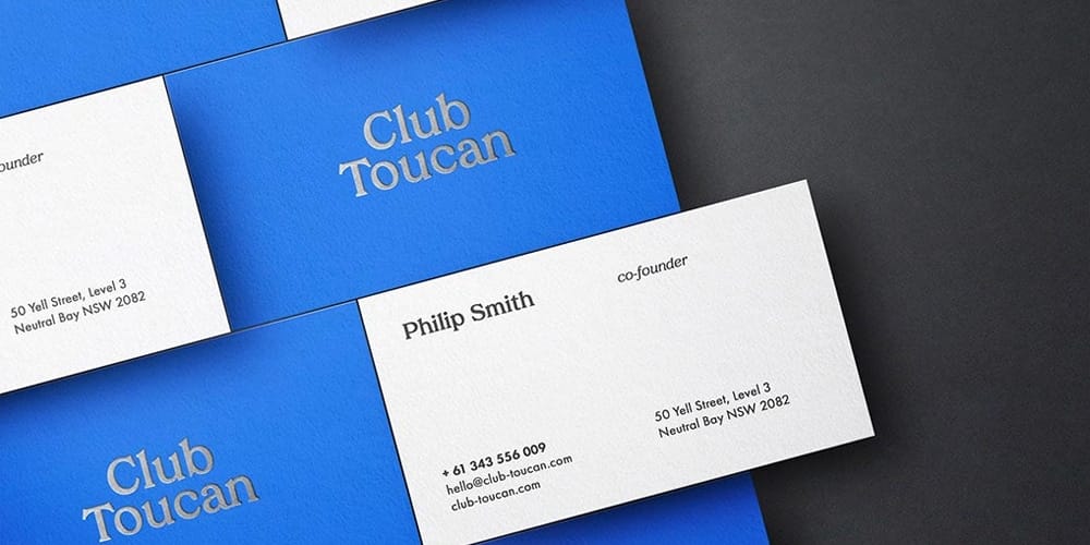 Business Card Mockup Scene