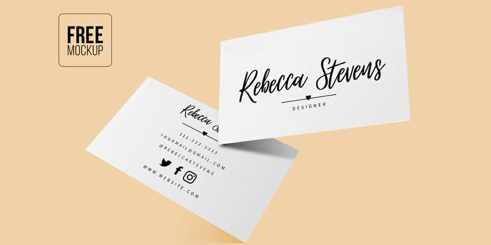 Business Card Photoshop Mockup