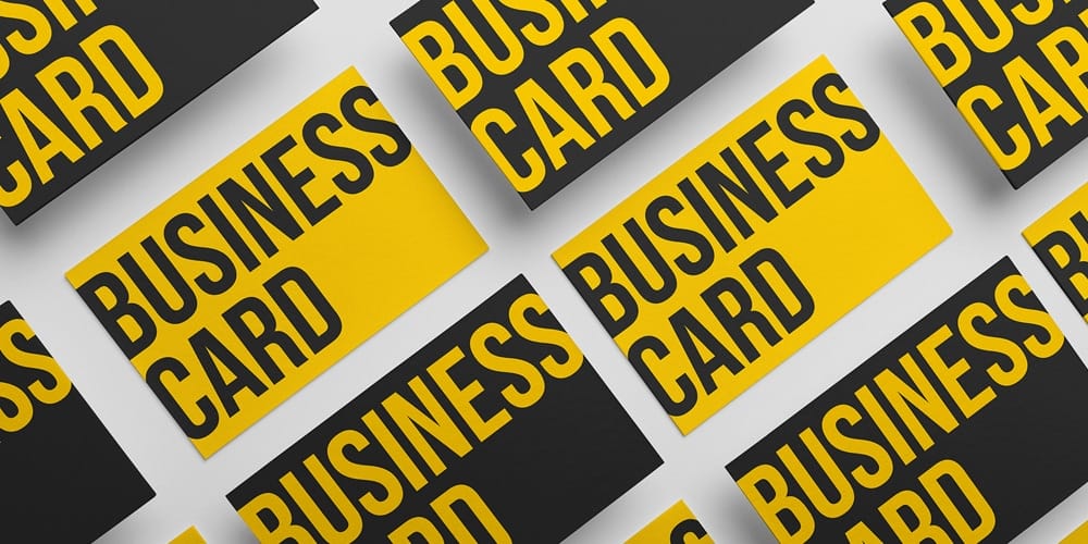 100+ Free Business Card Mockups PSD 752 Business Cards Mockup Top View