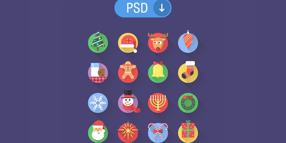 Christmas Icons PSD