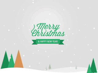 Christmas and New Year Greeting Card PSD