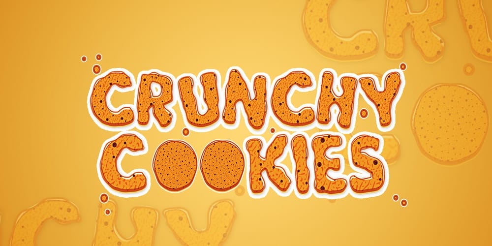 Crunchy Cookies Text Effect