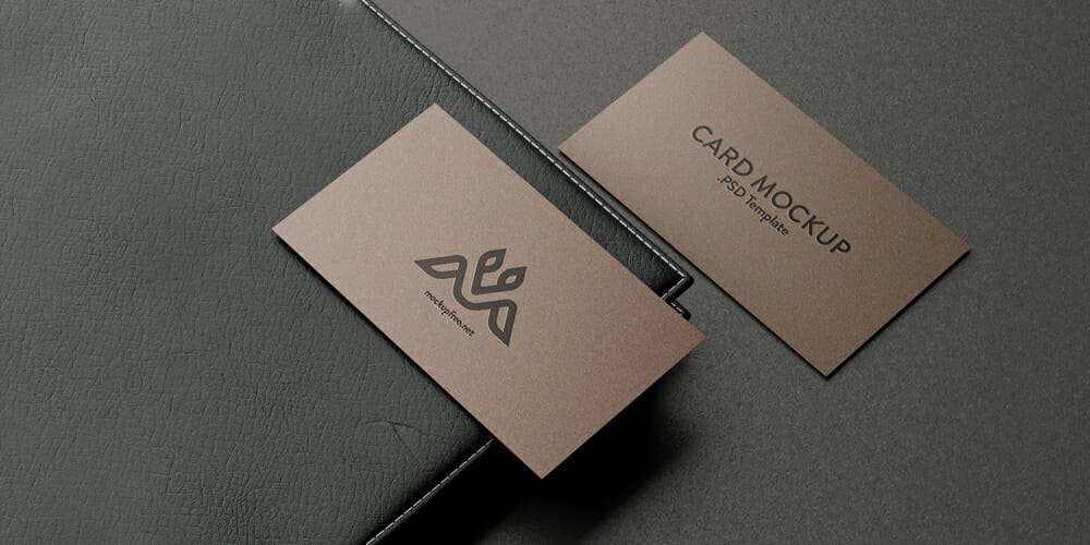 Dark Business Card Mockups