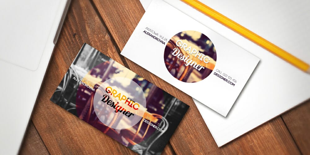  Elegant Business Card MockUp