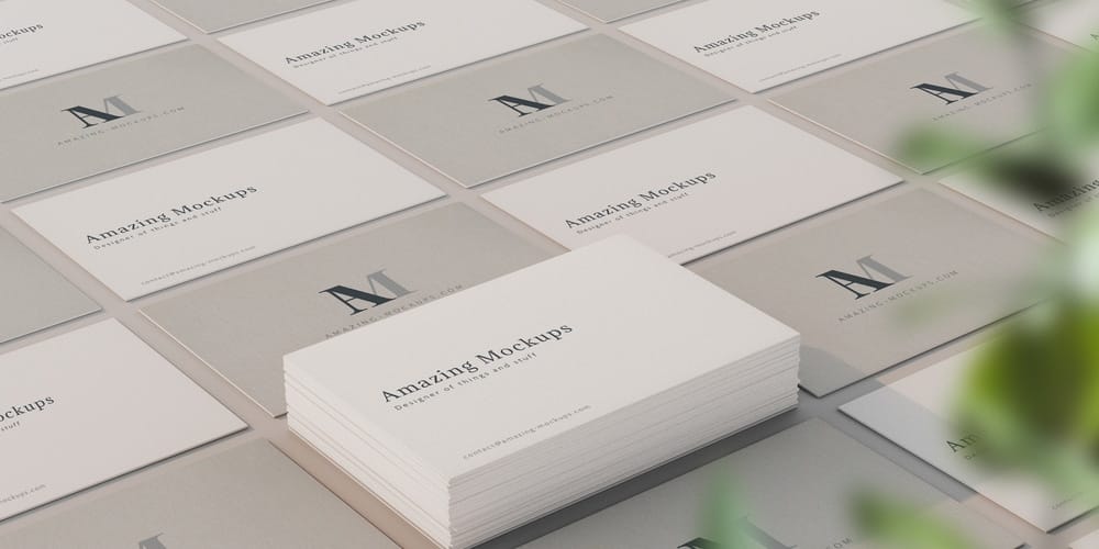 100+ Free Business Card Mockups PSD 79 Elegant Business Cards Mockup