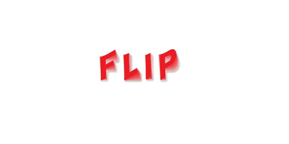 Flip Text Effect