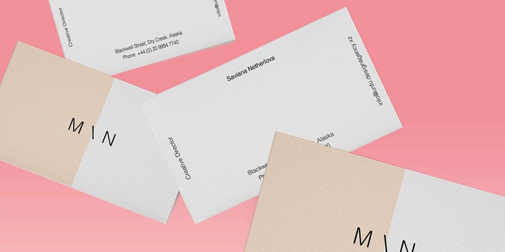 100+ Free Business Card Mockups PSD 484 Floating Business Cards Mockup