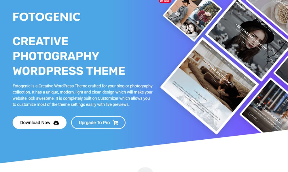 100+ Free Photography WordPress Themes 2024 99 Fotogenic