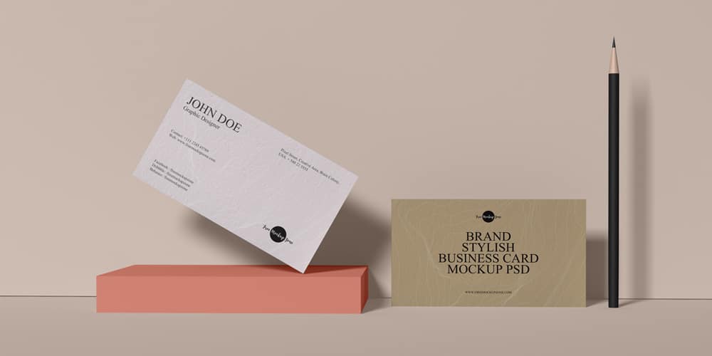 Free Brand Stylish Business Card