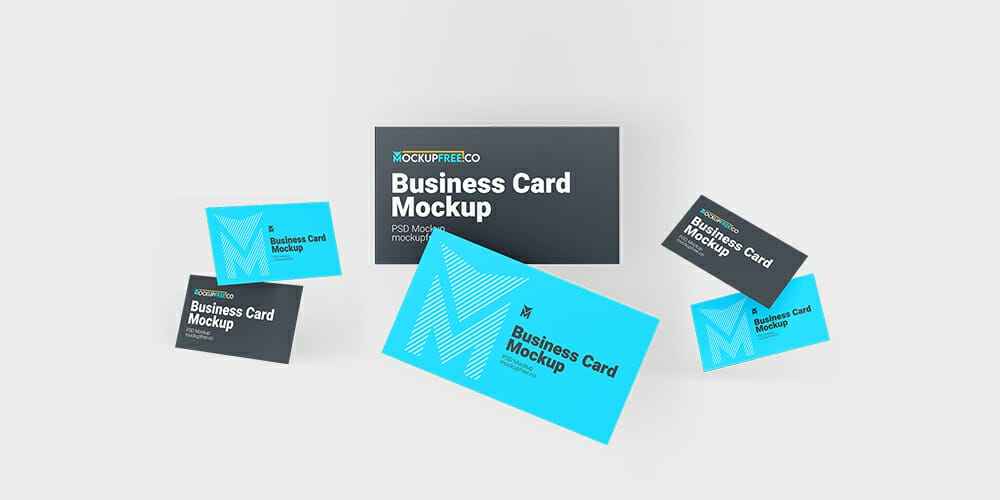 Free Business Card Mockup