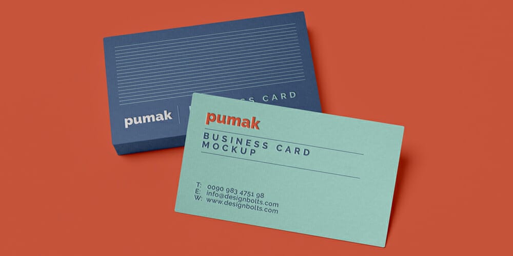 Free Business Card Mockup PSD