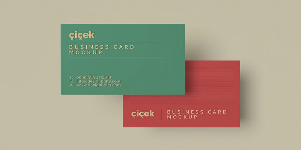 Free Business Card Mockup PSD