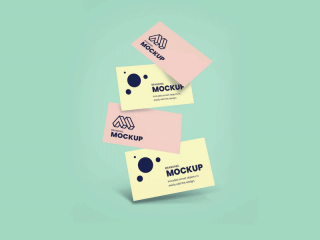 Free Business Card Mockups PSD