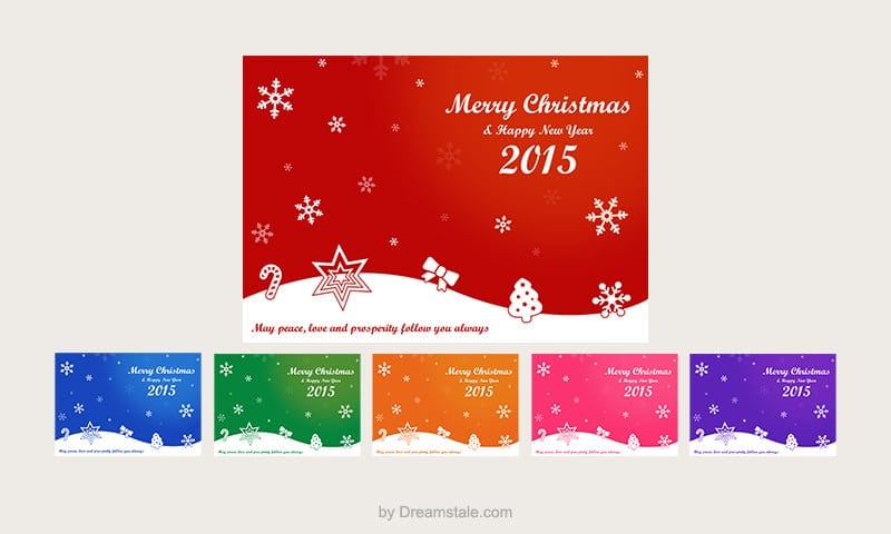 Free Christmas Card Vectors