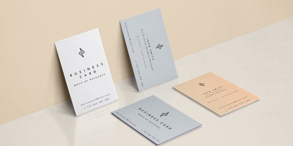 100+ Free Business Card Mockups PSD 1164 Front and Back Business Card Mockup