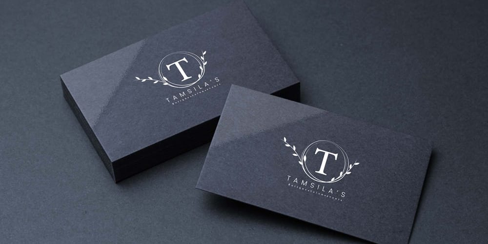 100+ Free Business Card Mockups PSD 1114 Gray Card Mockup