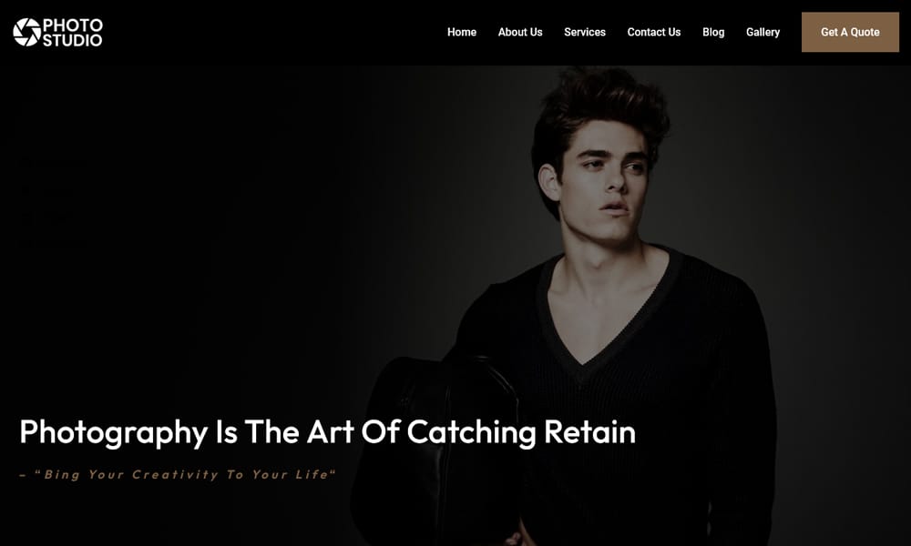 100+ Free Photography WordPress Themes 2024 6 Gutenify Photography