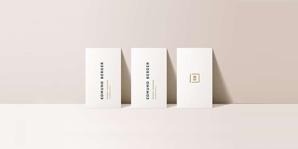 High Resolution Business Card Mockups