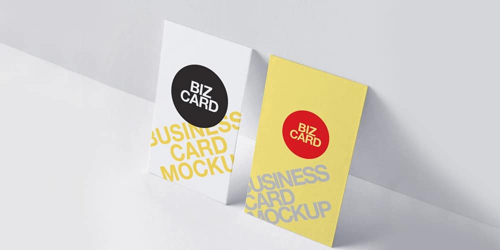 100+ Free Business Card Mockups PSD 602 High Resolution Vertical Business Card Mockup