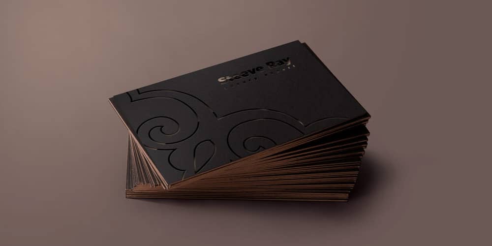 100+ Free Business Card Mockups PSD 886 Luxury black business card mockup