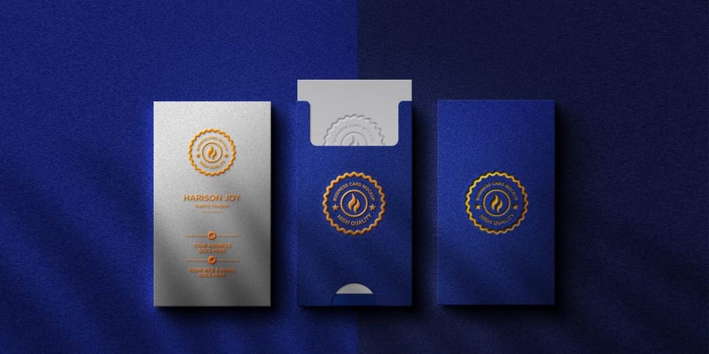 100+ Free Business Card Mockups PSD 452 Luxury business card and logo mockup